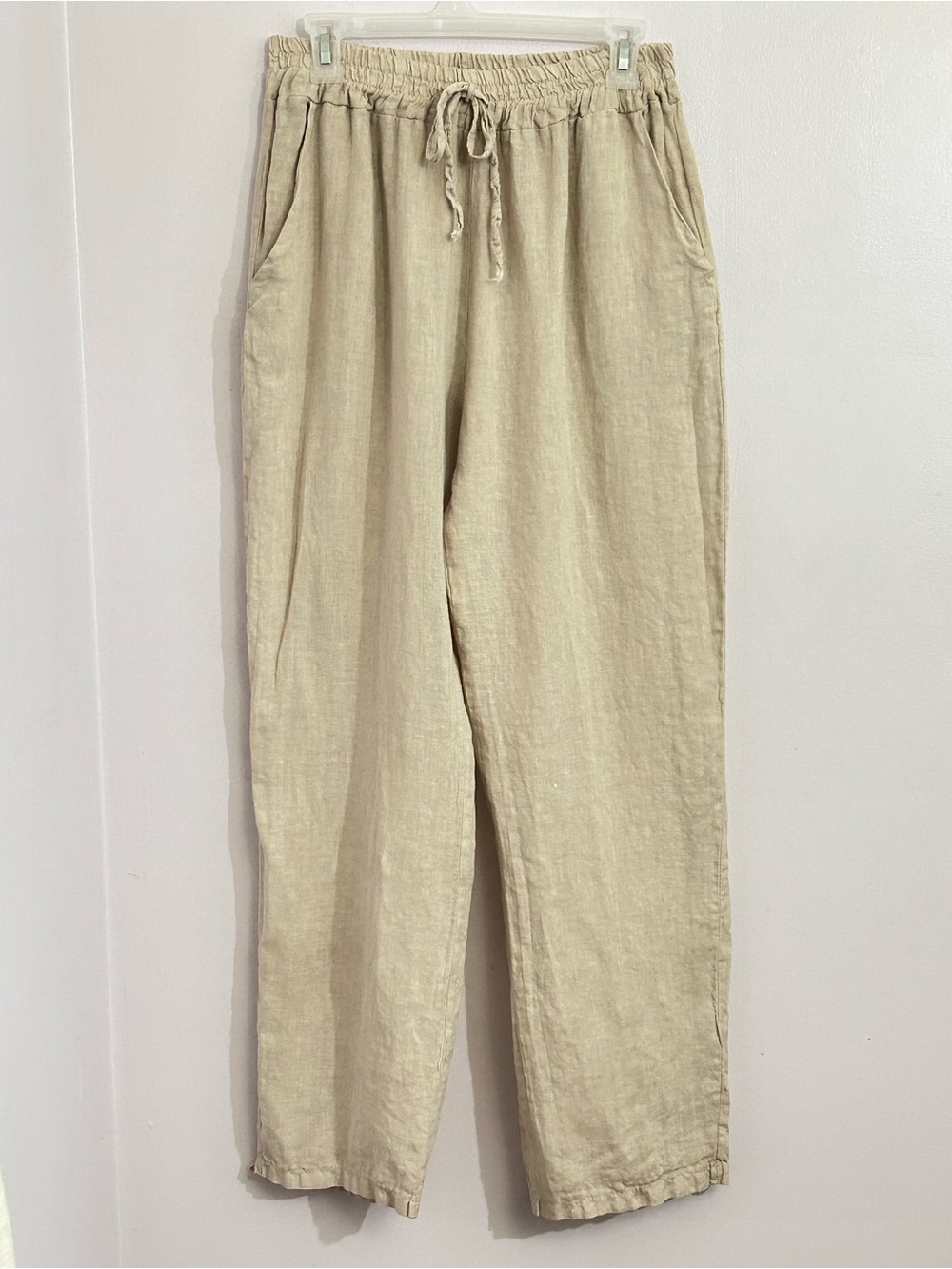 Nina Kendosa Paris 100% Linen Pants